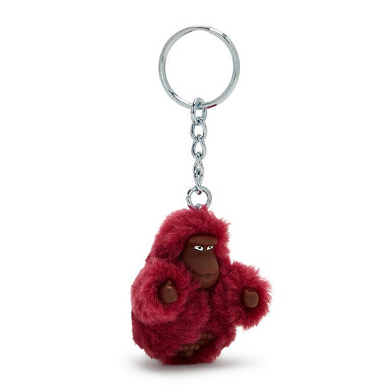 Akcesoria Kipling Sven Extra Small Modne Monkey Keychain Czerwone | PL 1244WN